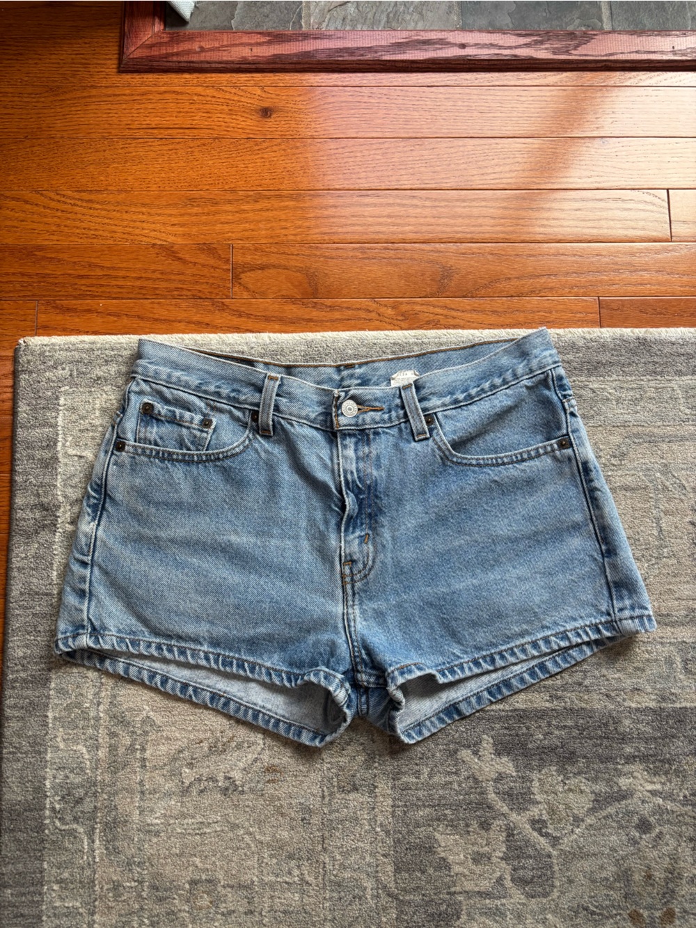 Levi's Vintage Light Blue Denim Shorts